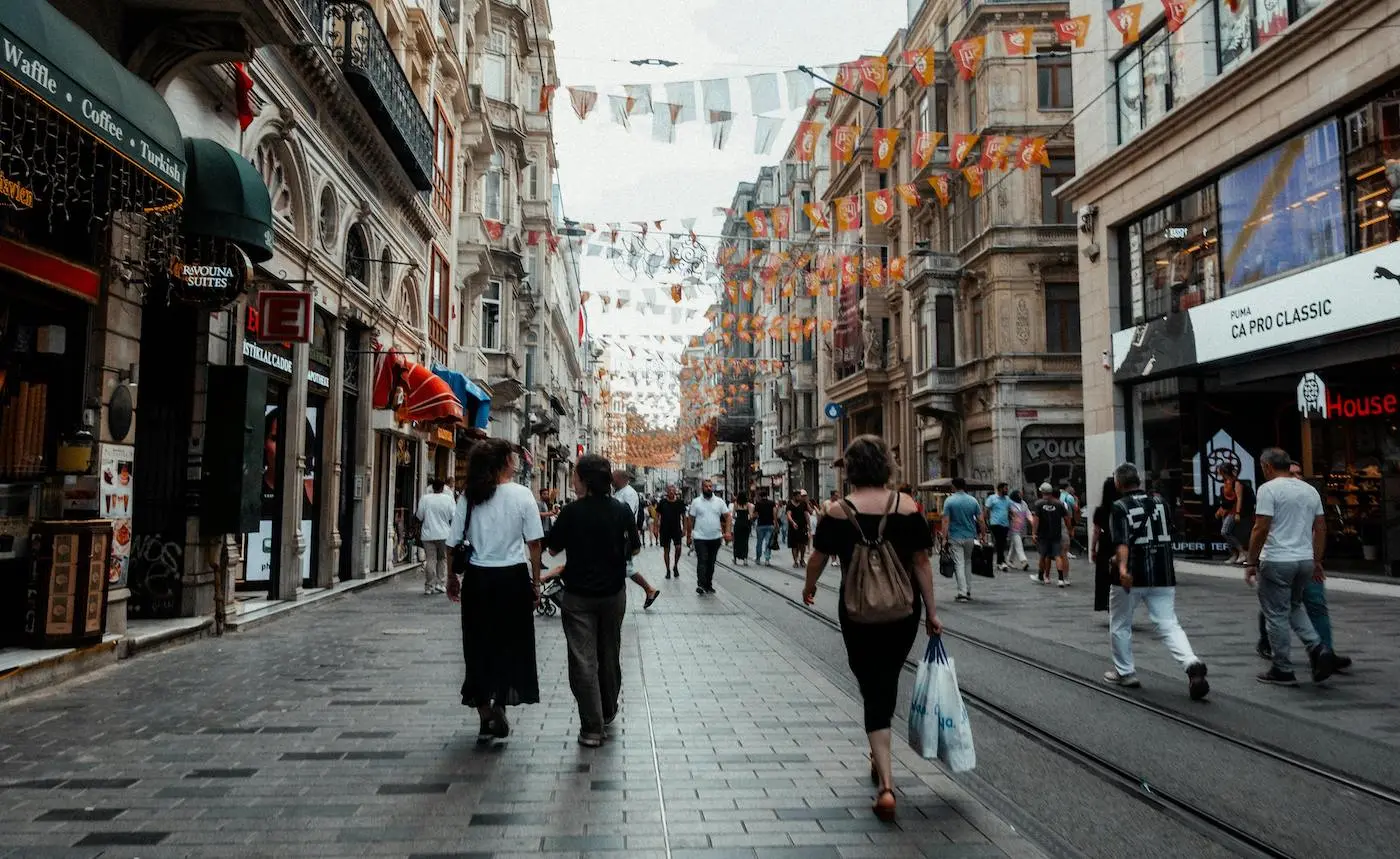 Istiklal Avenue in Istanbul